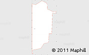 Silver Style Simple Map of ZIP code 73668