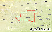Physical 3D Map of ZIP code 73673