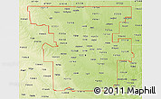 Physical 3D Map of ZIP codes starting with 737