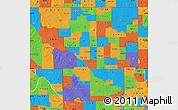 Political Map of ZIP codes starting with 737