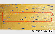 Physical 3D Map of ZIP codes starting with 739