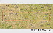 Satellite 3D Map of ZIP codes starting with 739