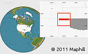 Satellite Location Map of ZIP codes starting with 739, highlighted country, highlighted state