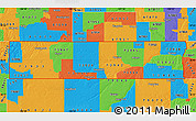 Political Map of ZIP codes starting with 739