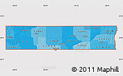 Political Shades Map of ZIP codes starting with 739, cropped outside
