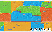 Political 3D Map of ZIP code 73931