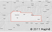 Silver Style 3D Map of ZIP code 73931