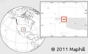 Blank Location Map of ZIP code 73931, highlighted state