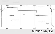 Blank Simple Map of ZIP code 73931