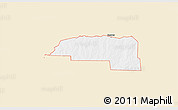 Classic Style 3D Map of ZIP code 73932, single color outside