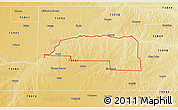 Physical 3D Map of ZIP code 73932