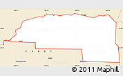 Classic Style Simple Map of ZIP code 73932