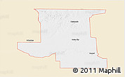 Classic Style 3D Map of ZIP code 73933, single color outside
