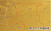 Physical 3D Map of ZIP code 73933