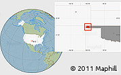 Savanna Style Location Map of ZIP code 73933, highlighted country, highlighted state, hill shading