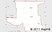 Silver Style Simple Map of ZIP code 73933
