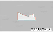 Gray 3D Map of ZIP code 73937, single color outside