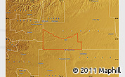 Physical Map of ZIP code 73937