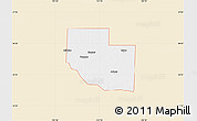 Classic Style Map of ZIP code 73945, single color outside