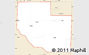Classic Style Simple Map of ZIP code 73945