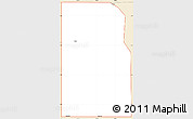 Classic Style Simple Map of ZIP code 73946