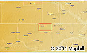 Physical 3D Map of ZIP code 73951