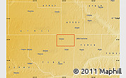 Physical Map of ZIP code 73951