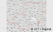 Silver Style Map of ZIP codes starting with 740