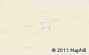 Classic Style 3D Map of ZIP code 74011, single color outside