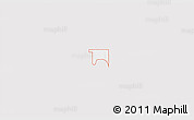 Silver Style 3D Map of ZIP code 74011, single color outside