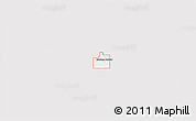 Silver Style 3D Map of ZIP code 74012, single color outside