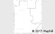 Blank Simple Map of ZIP code 74021, no labels