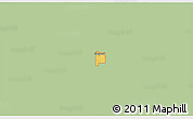 Savanna Style 3D Map of ZIP code 74033, single color outside