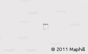 Silver Style 3D Map of ZIP code 74033, single color outside