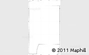 Blank Simple Map of ZIP code 74033, no labels