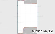 Gray Simple Map of ZIP code 74033