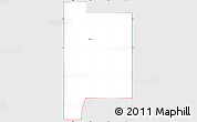 Silver Style Simple Map of ZIP code 74033