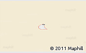 Classic Style 3D Map of ZIP code 74037, single color outside