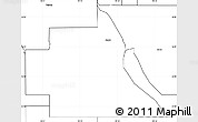 Blank Simple Map of ZIP code 74037
