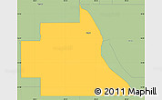 Savanna Style Simple Map of ZIP code 74037