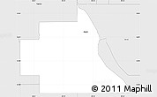 Silver Style Simple Map of ZIP code 74037