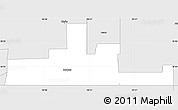 Silver Style Simple Map of ZIP code 74047
