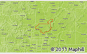 Physical 3D Map of ZIP code 74055