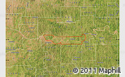 Satellite Map of ZIP code 74059