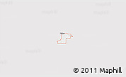 Silver Style 3D Map of ZIP code 74062, single color outside