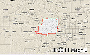 Classic Style 3D Map of ZIP code 74063