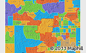 Political Map of ZIP code 74063
