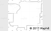 Blank Simple Map of ZIP code 74063, no labels