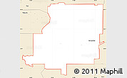 Classic Style Simple Map of ZIP code 74063