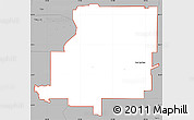 Gray Simple Map of ZIP code 74063